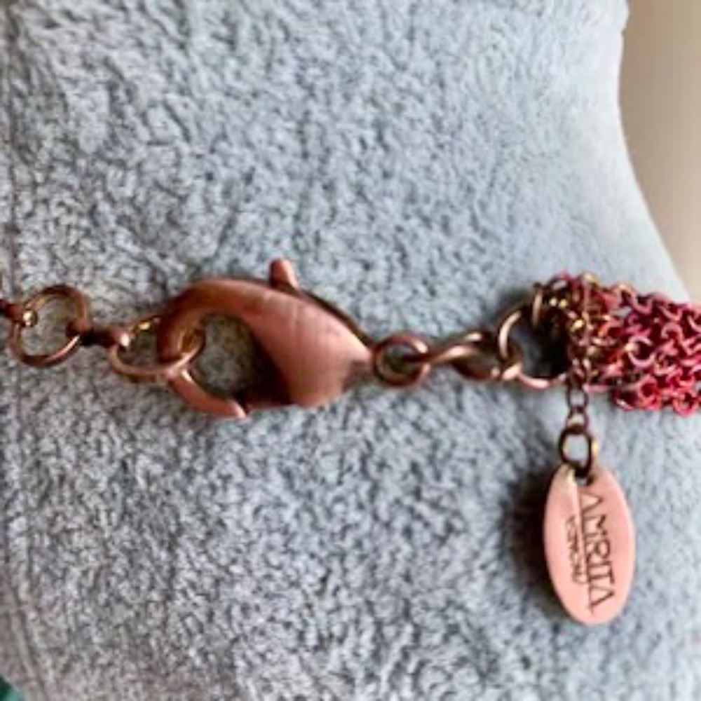 SOLD 🌸 Amrita Singh Faux Coral Branch Necklace - Boho - Amrita Singh Reworked - Picture 4 of 7